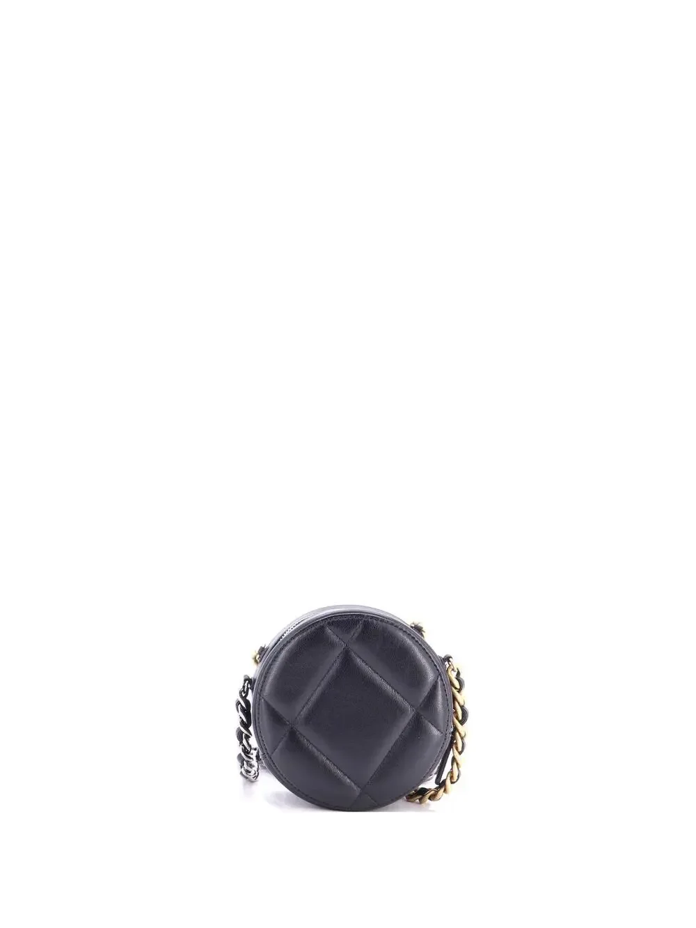 Chanel 19 Round Clutch With Chain #292082C27B